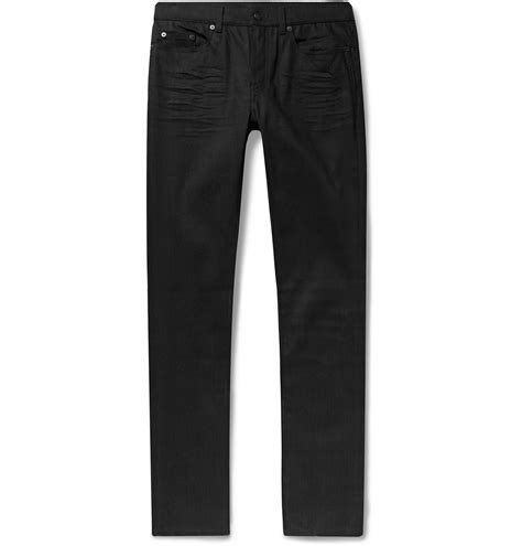 yves saint laurent black denim|ysl denim sets.